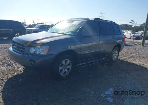 2002 Toyota Highlander V6 из США, поврежденный, VIN JTEGF21A120037248